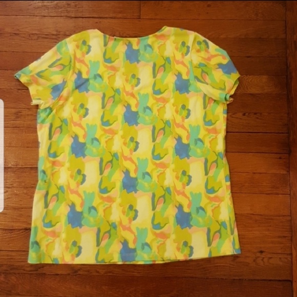 Isaac Mizrahi V-neck blouse - Picture 2 of 4